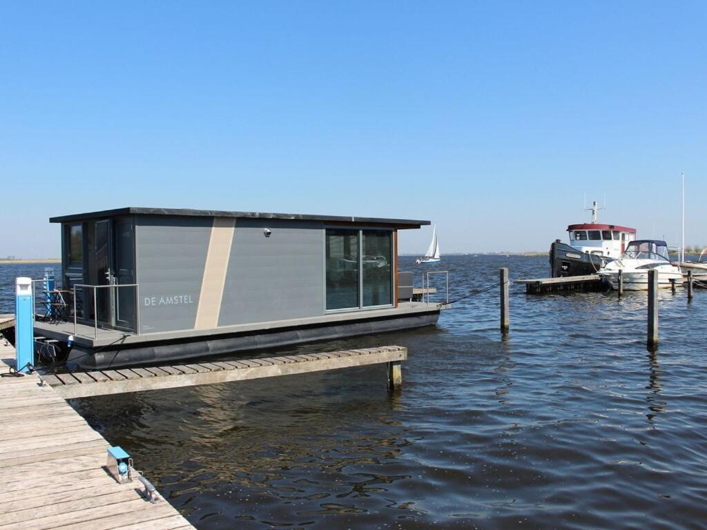 Modern Houseboat With Air Conditioning Located In Marina Uitgeest Exterior photo